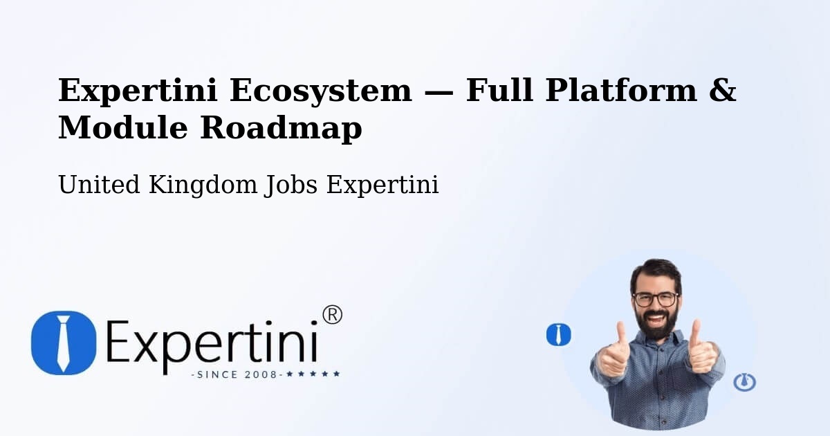 Expertini Ecosystem — Full Platform & Module Roadmap – Olney
